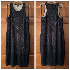 Mossimo Black & Nude Layered Dress - NWT